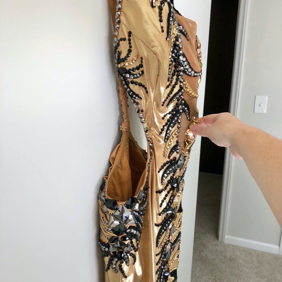 Ballroom Latin Rhythm Dance Dress - Picture 5 of 10